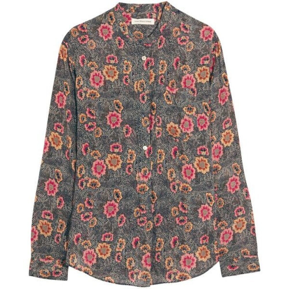 💕ISABEL MARANT ETOILE💕 Silena Flowers Blouse ~ Faded Black EU 44 - Picture 8 of 16